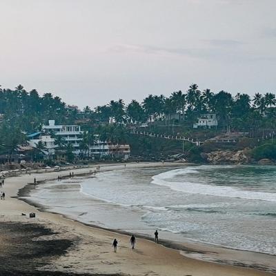 The one and only Kovalam Beach